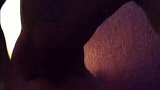 The girl gets turned on and begins to record us