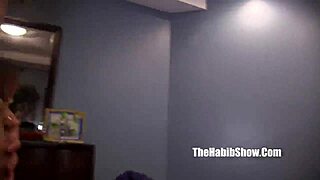 19-year-old redbone gets banged by her hairy pakistani lover in the quickie mart