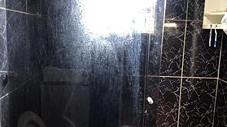 feeling so hot watching this latina teen blow in bathroom