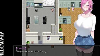 Indulge in the seductive journey of an elf maiden in a modern RPG setting