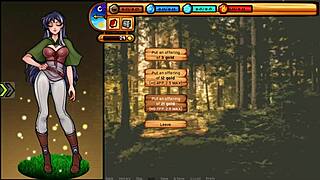 Purple-haired beauty gets creampied in this sensual game